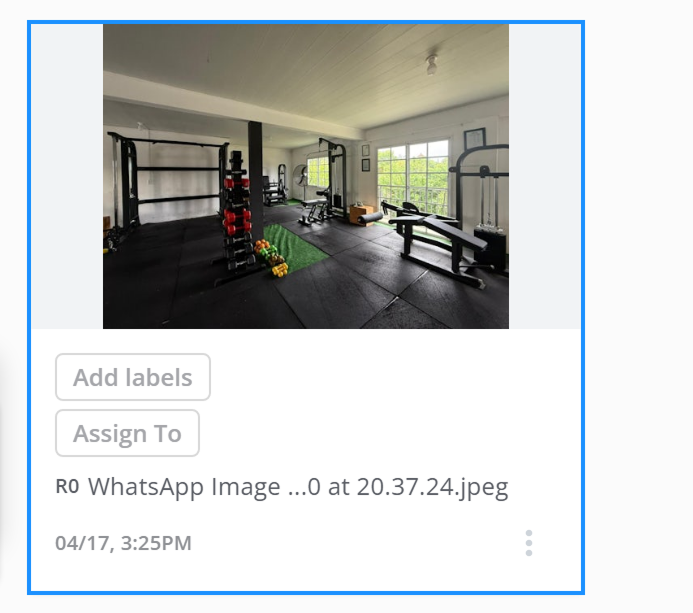 Asset selected state